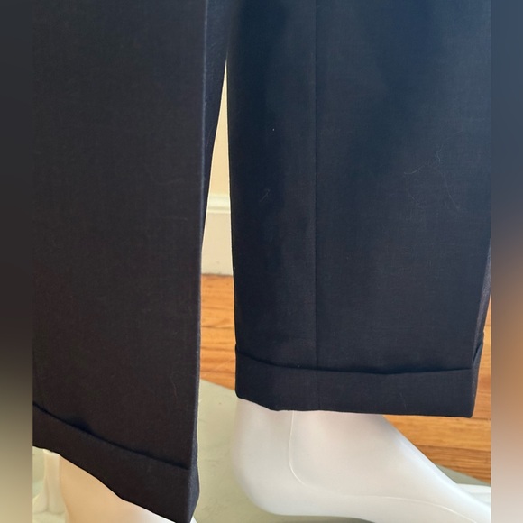 Hart Schaffner Marx Charcoal Gray Pleated Front Deep Pockets Dress Pants Sz 34. - Picture 4 of 15